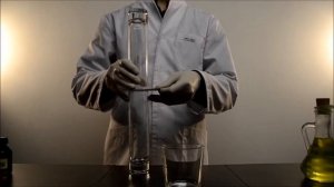 Химический дым из аммиака и соляной кислоты/Chemical smoke from ammonia and hydrochloric acid