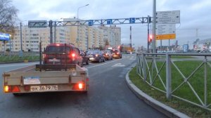 На машине по городу видео