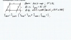 Площадь параллелограмма