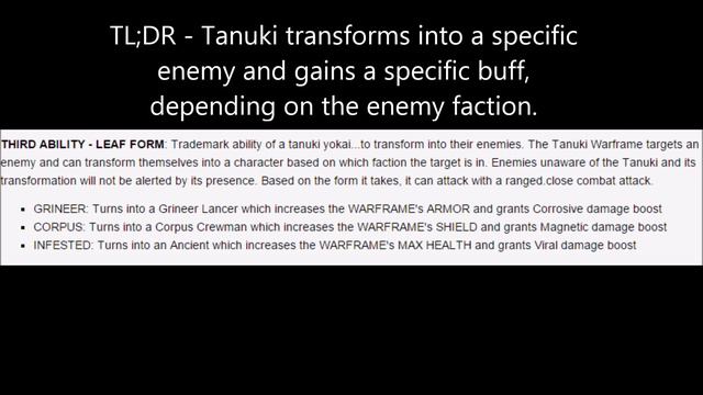 Concept Checkup: Tanuki, the Tanuki Warframe смотреть онлайн