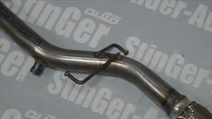 Выпускной коллектор  (ПАУК)  4-2-1 Mitsubishi Lancer IX с виброкомпенсатором гофрой