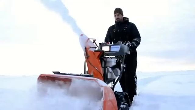 Гусеничный снегоуборщик Husqvarna