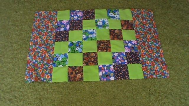 Как сшить детское лоскутное одеяло. Для всех начинающих! смотреть онлайн