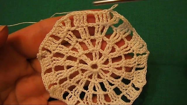 КВАДРАТНАЯ САЛФЕТКА С ЛАНДЫШАМИ. ЧАСТЬ 1