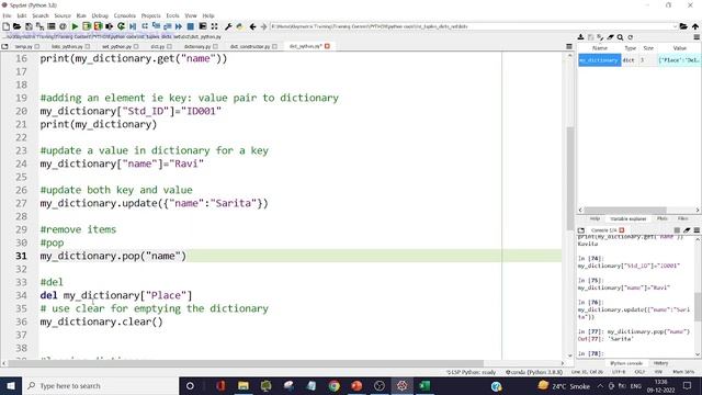Learn Python Coding - Dictionary