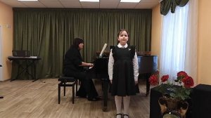 Арутюнян Валерия, А. Тома сл. К. Ушинского "Вечерняя песня"