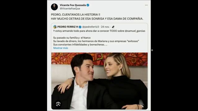 Mariana Rodríguez le contesta a Vicente Fox: “No soy dama de compañía” смотреть онлайн