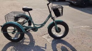 Трёхколёсный Фэтбайк DOONKAN Trike PANDA Трицикл Трайк Панда Электрический трёхколёсный велосипед