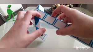 как сделать подставку из  змейки Рубика 24