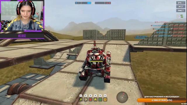 ДЕВУШКА играет в ТАНКИ ОНЛАЙН с ВЕБКОЙ #tankionline