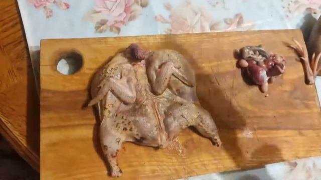 Потрошение перепелов