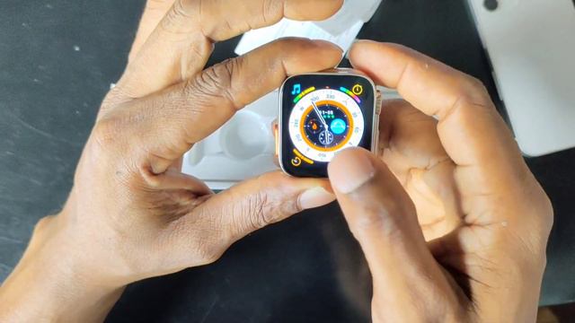 EW08 Ultra smart watch unboxing and App binding (Android & Iphone) смотреть онлайн