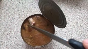 Рыбный суп из консервированной сайры