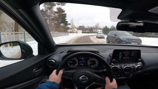 Day drive 2021 Nissan Juke DCT SUV 1l 86kw 117hp POV смотреть онлайн