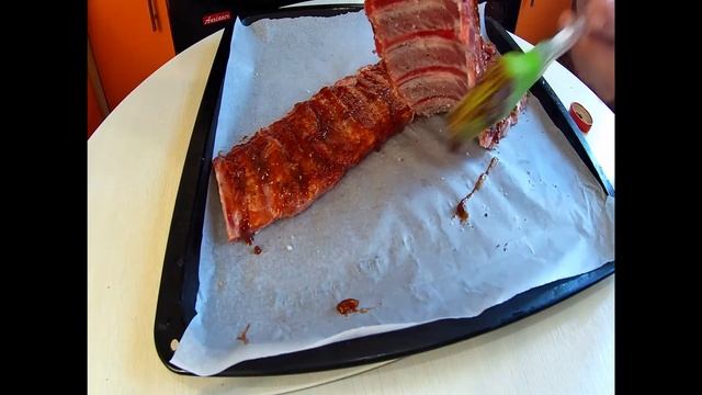Это просто %$#&@!!! Рёбрышки BBQ. Свиные ребра с медовой глазурью в духовке смотреть онлайн