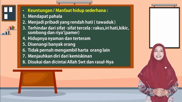 Kelas 5 PAI Pelajaran 8 A.) Hidup Sederhana смотреть онлайн