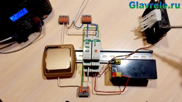 PO-415 - реле времени для систем вентиляции. Осмотр, подключение смотреть онлайн