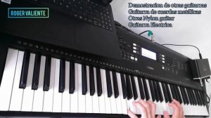 Review de sonidos de guitarra del yamaha psr ew 310 - e373