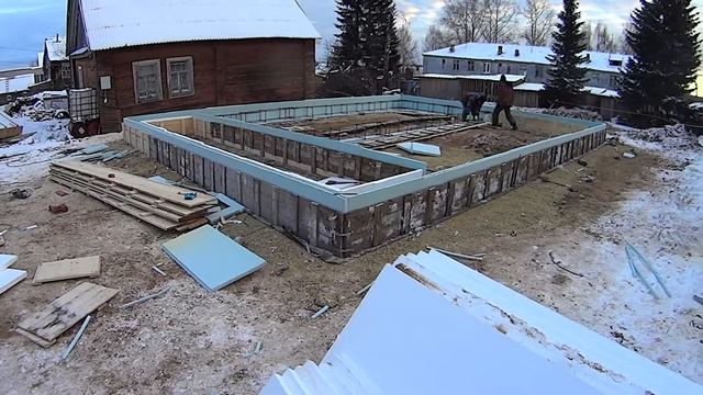 Фундаменты. Зимнее бетонирование