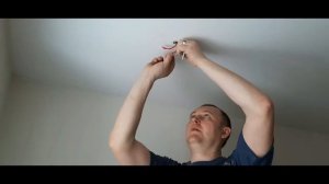 КАК УСТАНОВИТЬ НАКЛАДНОЙ LED СВЕТИЛЬНИК НА НАТЯЖНОЙ ПОТОЛОК
