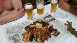 Холодное копчение амура.  Золотая рыбка.