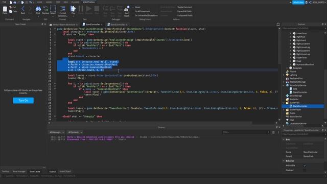 [JOJO GAME #3] ROBLOX Studio | STAND COMBAT [PART. 1] смотреть онлайн