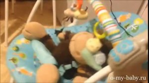 Электрокачели Baby Care Riva с адаптером — видео-отзыв Алёны