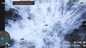 Нашел лося с помощью дрона DJI MINI 2