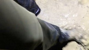 Laura Clement black leather boots in mud : Part 3