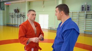 САМБО – Бросок через голову с упором голенью в бедро от Никиты Клецкова