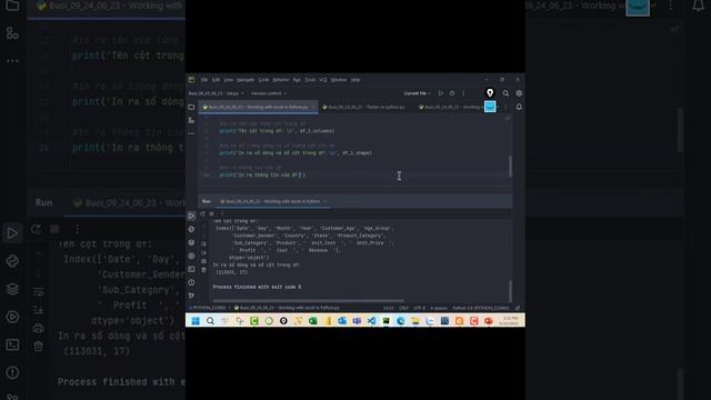 PYTHON CƠ BẢN | XỬ LÝ DỮ LIỆU BẰNG PANDAS PYTHON
