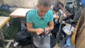 Перетяжка кожуха рулевой колонки. Процесс