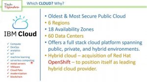 Which CLOUD? Multi-Cloud? Hybrid Cloud? IBM, GCP, AWS, Azure, Oracle, SAP, Alibaba, Saleforce Cloud