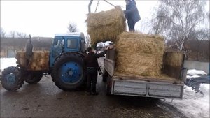 САМОДЕЛЬНЫЙ КРАН НА ТРАКТОР self-made crane for tractors