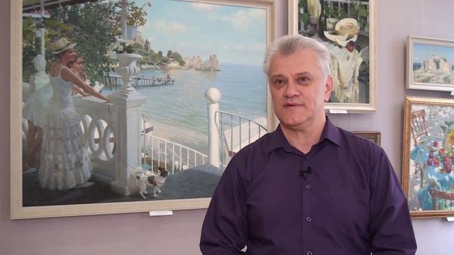 В Сальском художественном музее открылась персональная выставка художника Сергея Мацкиева
