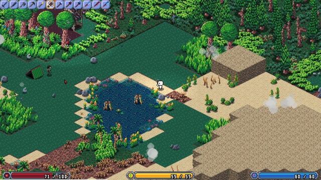 Isometria Devlog 17 - Sandmonster, Gobbies, Doublecross, The Cobweb - Made with Pygame and Python