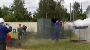 тушение пожара (7 этап)