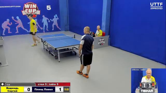 17:30 Ведмидь Сергей 3-0 Плющ Павел cтол 5 ЮГ-3 21.09.21 смотреть онлайн