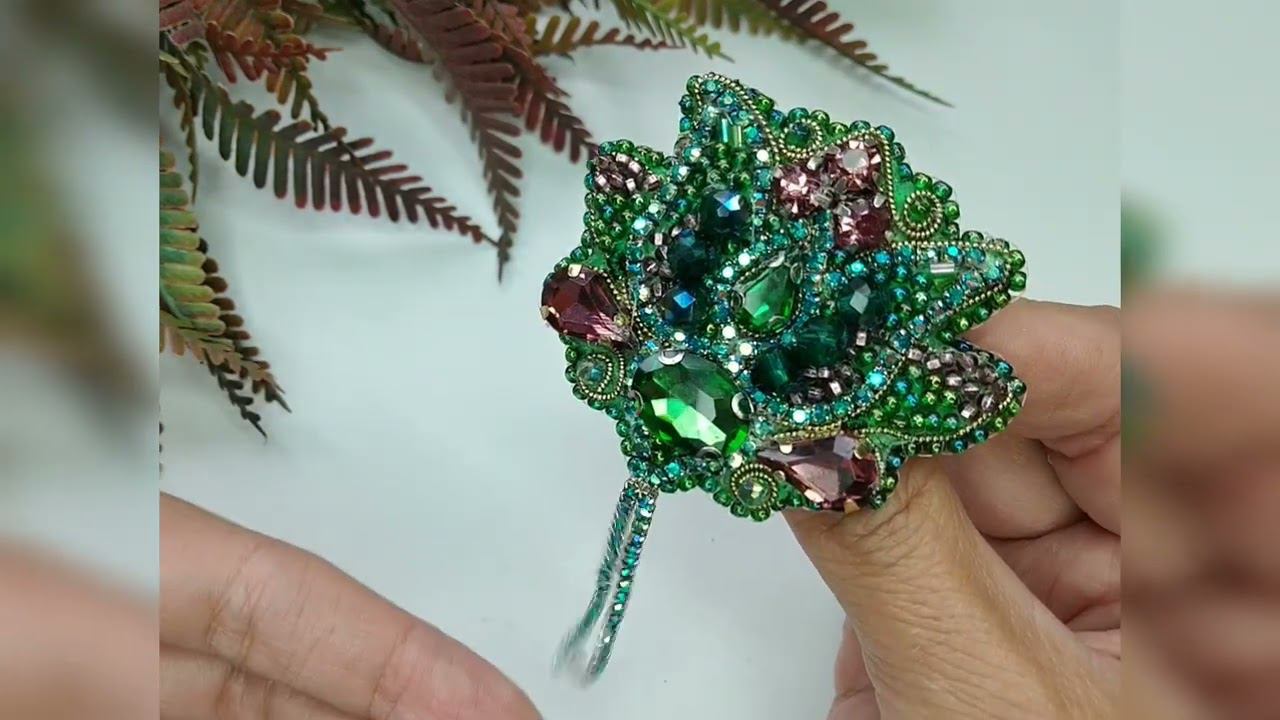 Брошь "Сказочный эдельвейс". смотреть онлайн