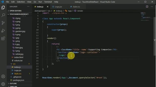 Touch And Slide Card Using React JS in HINDI смотреть онлайн