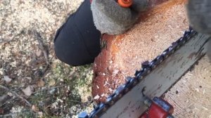 Заточка цепи бензопилы напильником