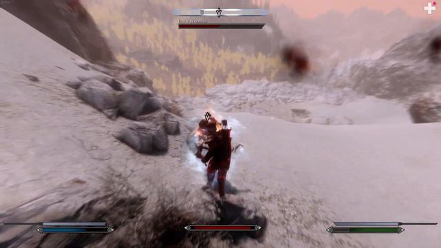 Skyrim The Ebony "Warrior" Legendary Difficulty Fight смотреть онлайн