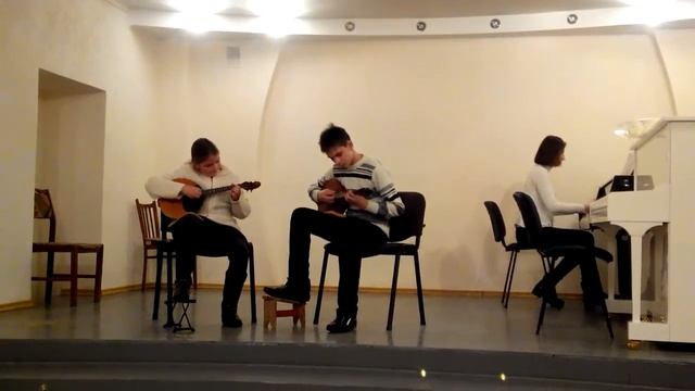 «Ой за гаем, гаем» укр. нар. песня, обработка Л. Матвийчук - домра - дуэт смотреть онлайн