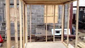 Процесс изготовления бытовки