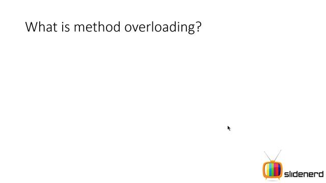 7 Java Method Overloading Theory |