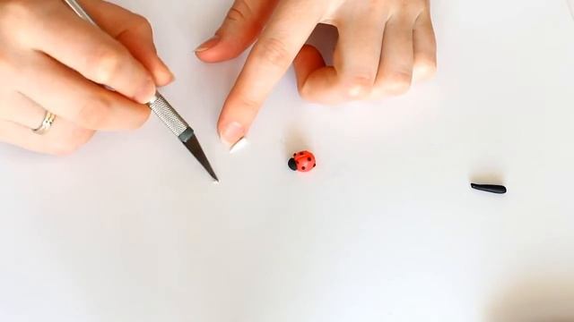 Сережки-гвоздики 'Божьи коровки' из FIMO - МАСТЕР-КЛАСС смотреть онлайн