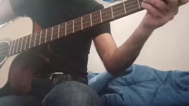 Walking bass with my new fender cb100ce acoustic bass смотреть онлайн