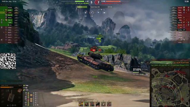 Бой на карте "Жемчужная река" Type 57 - Мастер,7200 сумерки и 7 фрагов смотреть онлайн