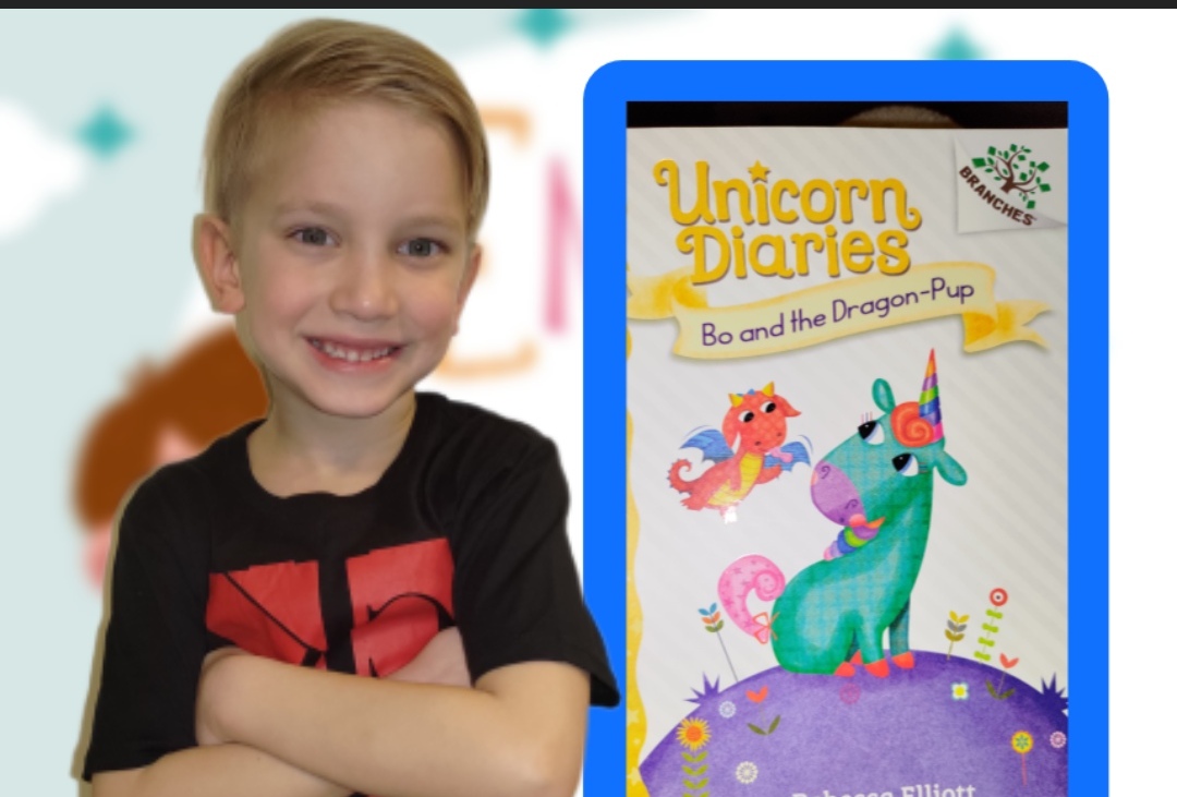 Reader's club , Unicorn Diaries,  Bo and the Dragon-pup,  Chapter 2.