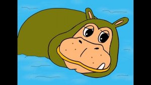 Поучительная сказка для детей "Приключения Тото и ее друзей" "Гиппопотам и зеркало"